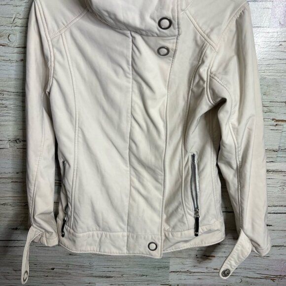 Betty Rides Snowboard Ski Jacket Barbie white small S Outdoorsy - Picture 2 of 7